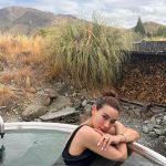 Kimberly Ann Voltemas Instagram - Lindis pass & hot tubs ⛰️♨️ Lindis Pass, New Zealand