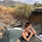 Kimberly Ann Voltemas Instagram - Lindis pass & hot tubs ⛰️♨️ Lindis Pass, New Zealand