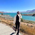 Kimberly Ann Voltemas Instagram - Messy hair I don’t care 🤎🩵🩷🧡 Peppers Bluewater Resort, Lake Tekapo