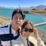 Kimberly Ann Voltemas Instagram - Messy hair I don’t care 🤎🩵🩷🧡 Peppers Bluewater Resort, Lake Tekapo