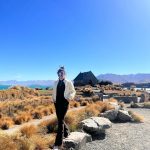 Kimberly Ann Voltemas Instagram - Messy hair I don’t care 🤎🩵🩷🧡 Peppers Bluewater Resort, Lake Tekapo