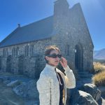 Kimberly Ann Voltemas Instagram - Messy hair I don’t care 🤎🩵🩷🧡 Peppers Bluewater Resort, Lake Tekapo
