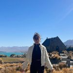 Kimberly Ann Voltemas Instagram - Messy hair I don’t care 🤎🩵🩷🧡 Peppers Bluewater Resort, Lake Tekapo