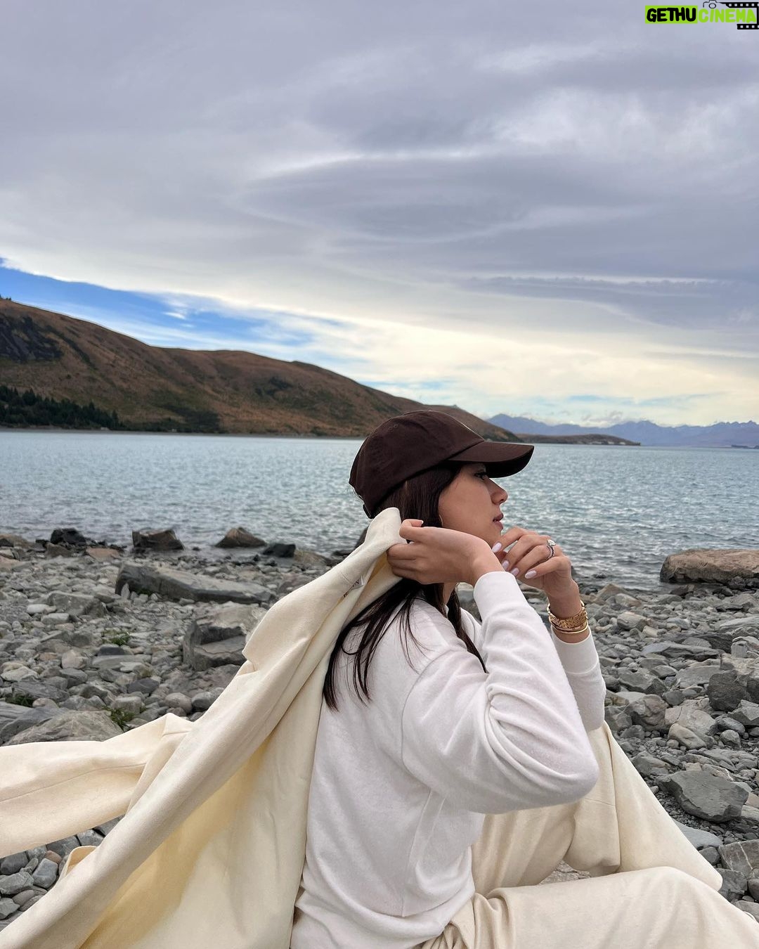 Kimberly Ann Voltemas Instagram - กว่าจะถึง😌 Lake Tekapo, New Zealand