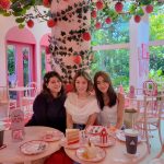 Kimberly Ann Voltemas Instagram - Super cute brunch with the ladies, so lovely to see you today naka @gift_techa 💗 @pinkrosacafe @vespathailand