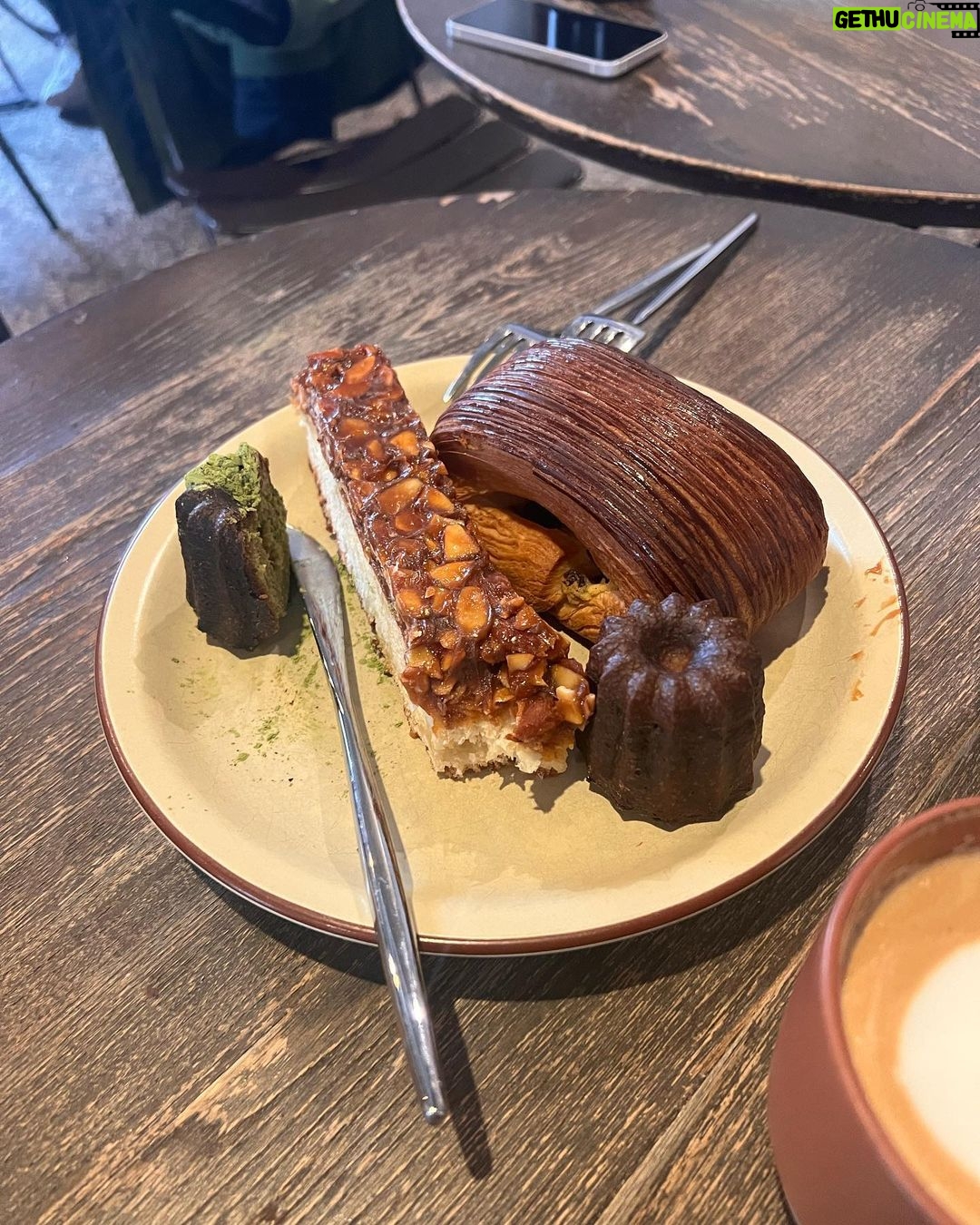 Kimberly Ann Voltemas Instagram - What we ate part.2 desserts 🍓🥯🥐🥞☕️🍰🍫🍯