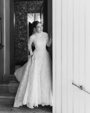Kimberly Ann Voltemas Instagram - Beyond a dream come true. Words cannot express how incredibly thankful I am to be able to wear this exquisite dress on the most special day of my life by the House of Dior, Maria Grazia, I will always be forever grateful. I would also like to thank the atelier for the countless hours of love. I am absolutely in LOVE with this dress 🤍 @dior @mariagraziachiuri