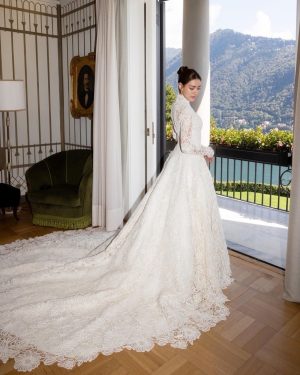 Kimberly Ann Voltemas Instagram - Beyond a dream come true. Words cannot express how incredibly thankful I am to be able to wear this exquisite dress on the most special day of my life by the House of Dior, Maria Grazia, I will always be forever grateful. I would also like to thank the atelier for the countless hours of love. I am absolutely in LOVE with this dress 🤍 @dior @mariagraziachiuri
