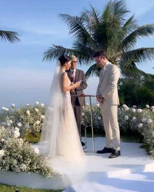 Kimberly Ann Voltemas Instagram - Congratulations to the both of you🤍 @sosofitelhuahin #patisindyair
