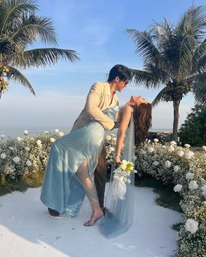 Kimberly Ann Voltemas Instagram - Congratulations to the both of you🤍 @sosofitelhuahin #patisindyair
