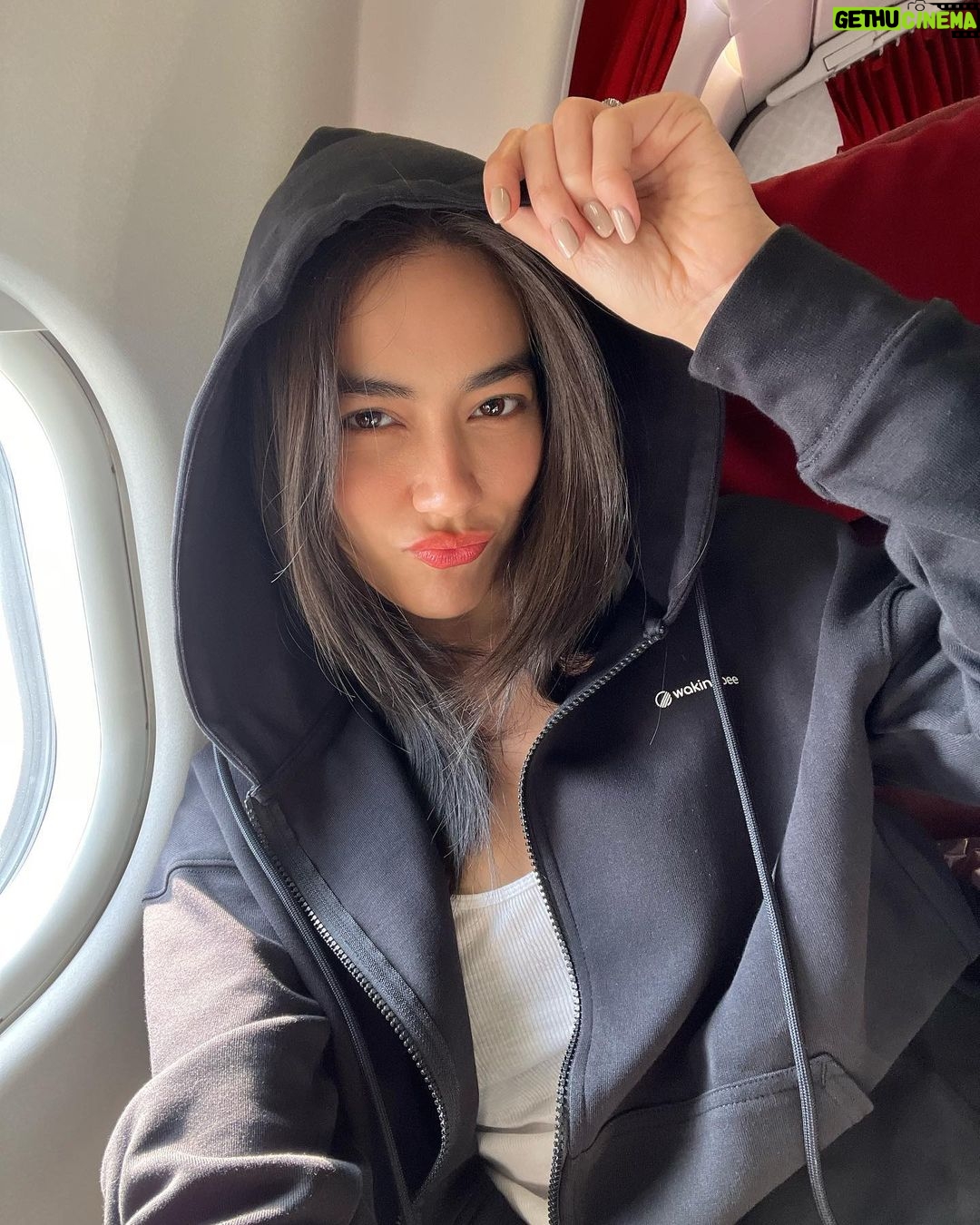 Kimberly Ann Voltemas Instagram - Off for work brb 🛫 #wakingbeebymarkkim