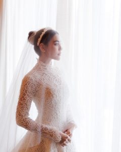 Kimberly Ann Voltemas Instagram - Beyond a dream come true. Words cannot express how incredibly thankful I am to be able to wear this exquisite dress on the most special day of my life by the House of Dior, Maria Grazia, I will always be forever grateful. I would also like to thank the atelier for the countless hours of love. I am absolutely in LOVE with this dress 🤍 @dior @mariagraziachiuri Lake Como, Italy