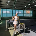 Kimberly Ann Voltemas Instagram – มือใหม่ค้าบบบ 🎾✨