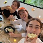 Kimberly Ann Voltemas Instagram - My kinda Sunday🌤️🤸🏻‍♂️🥯🥑🍯🥚 เสียงกองเชียร์เวอร์มากกกค่ะ @namupilates.bangkok
