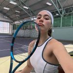 Kimberly Ann Voltemas Instagram - มือใหม่ค้าบบบ 🎾✨