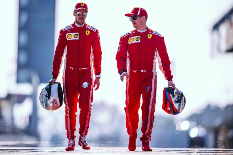 Kimi Räikkönen Instagram - Walking into retirement. Congrats on a great career Seb!