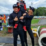 Kimi Räikkönen Instagram - First race of many!🏁 Mom and Dad are more than proud of you Ace!❤️🔥