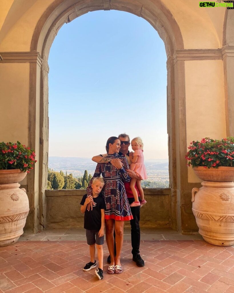 Kimi Räikkönen Instagram - La famiglia. Like father like son. Thanks for the effort Ace... Villa San Michele, A Belmond Hotel