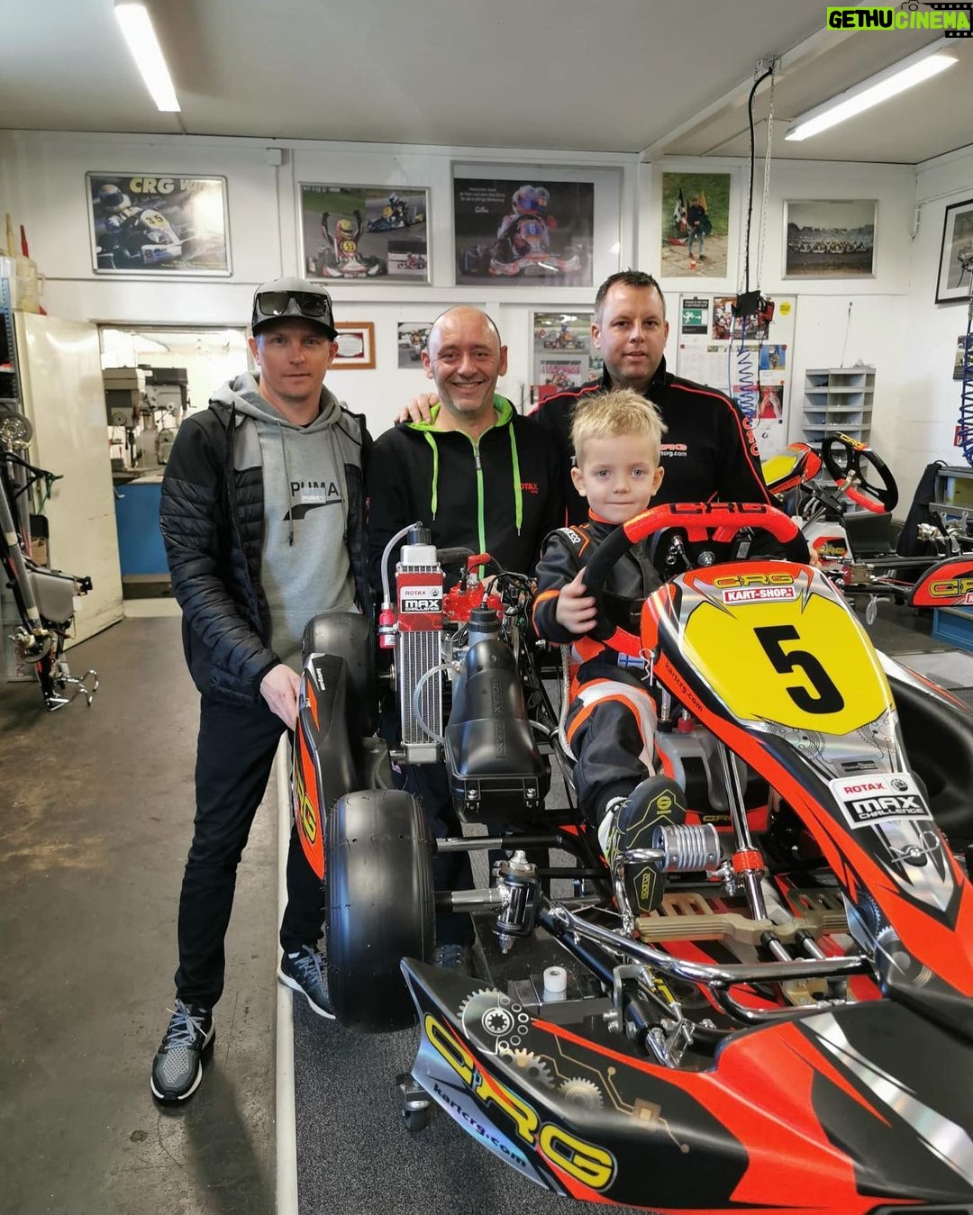 Kimi Räikkönen Instagram - More age, more power. Thanks @crgspa @kartshop.ch