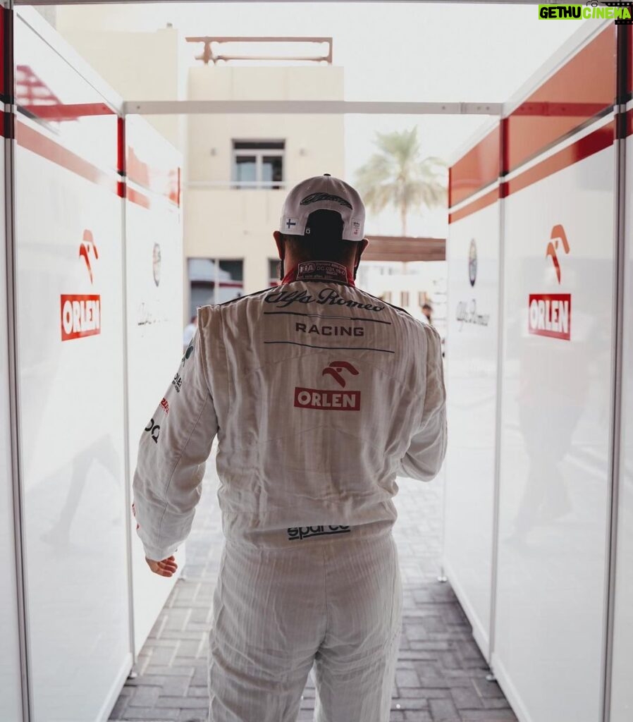 Kimi Räikkönen Instagram - Goodbye Formula 1. Yas Marina Circuit