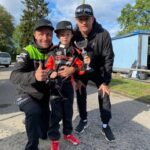 Kimi Räikkönen Instagram - First race of many!🏁 Mom and Dad are more than proud of you Ace!❤️🔥