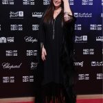 Kinda Alloush Instagram - From the red carpet of my movie Nezouh @ the RedSea Film Festival.. 😍😍❤️❤️ @redseafilm Styled by my very special @yasmineeissa Dress @tallermarmo Jewelry @azzafahmy Makeup @furatabaalkhail Hairdresser @reem.hammami.11 Thank u @mad_solutions