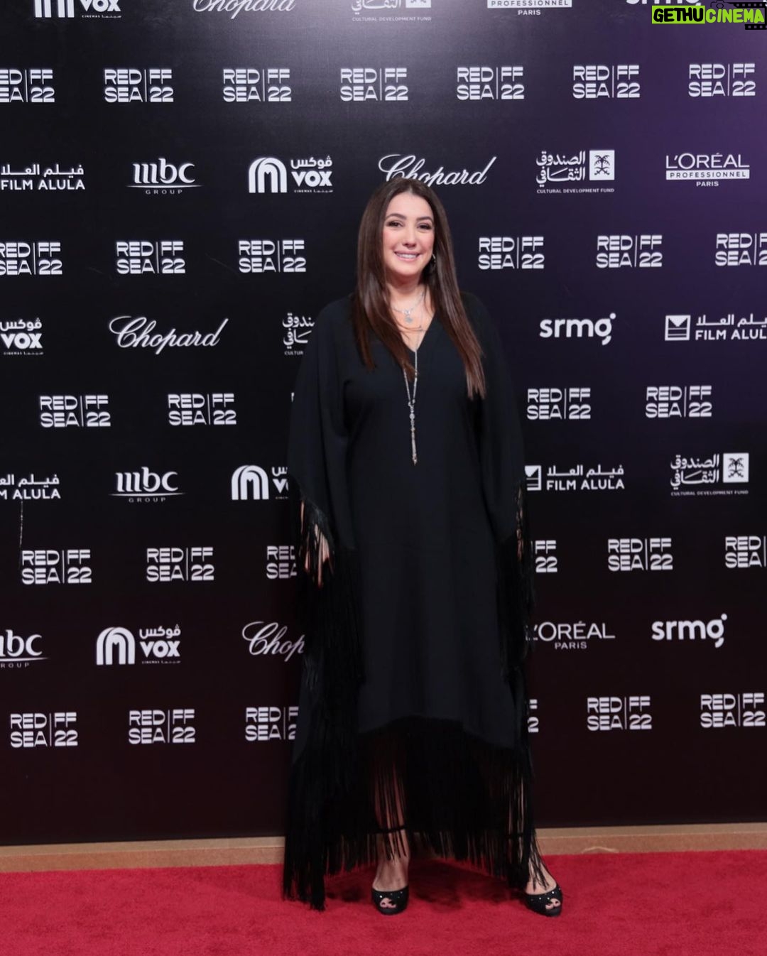 Kinda Alloush Instagram - From the red carpet of my movie Nezouh @ the RedSea Film Festival.. ππβ€οΈβ€οΈ @redseafilm Styled by my very special @yasmineeissa Dress @tallermarmo Jewelry @azzafahmy Makeup @furatabaalkhail Hairdresser @reem.hammami.11 Thank u @mad_solutions