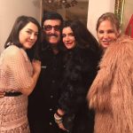 Kinda Alloush Instagram - صورة من سنتين مع الأسطورة سمير غانم وحبايبي شيكا وغادة 🤍🤍🤍❤️❤️❤️ ادعوله بالرحمة والمغفرة 🙏🏻🙏🏻 @shereenredaofficial @ghadaadel1 @donia.samir.ghanem @amysamirghanem