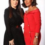 Kinda Alloush Instagram - انتظروني اليوم الساعة ٩ بتوقيت القاهرة ١٠ بتوقيت دمشق والسعودية على @mbc1 في #بصراحة_مع صبا مبارك بتمنى الحلقة تعجبكم وبتمنى اسمع آرائكم 😍😍❤️🖤❤️🖤❤️🖤 Makeup by @mayayammine Hairdresser @georgeselmendelek Jewelry by @dimajewellery