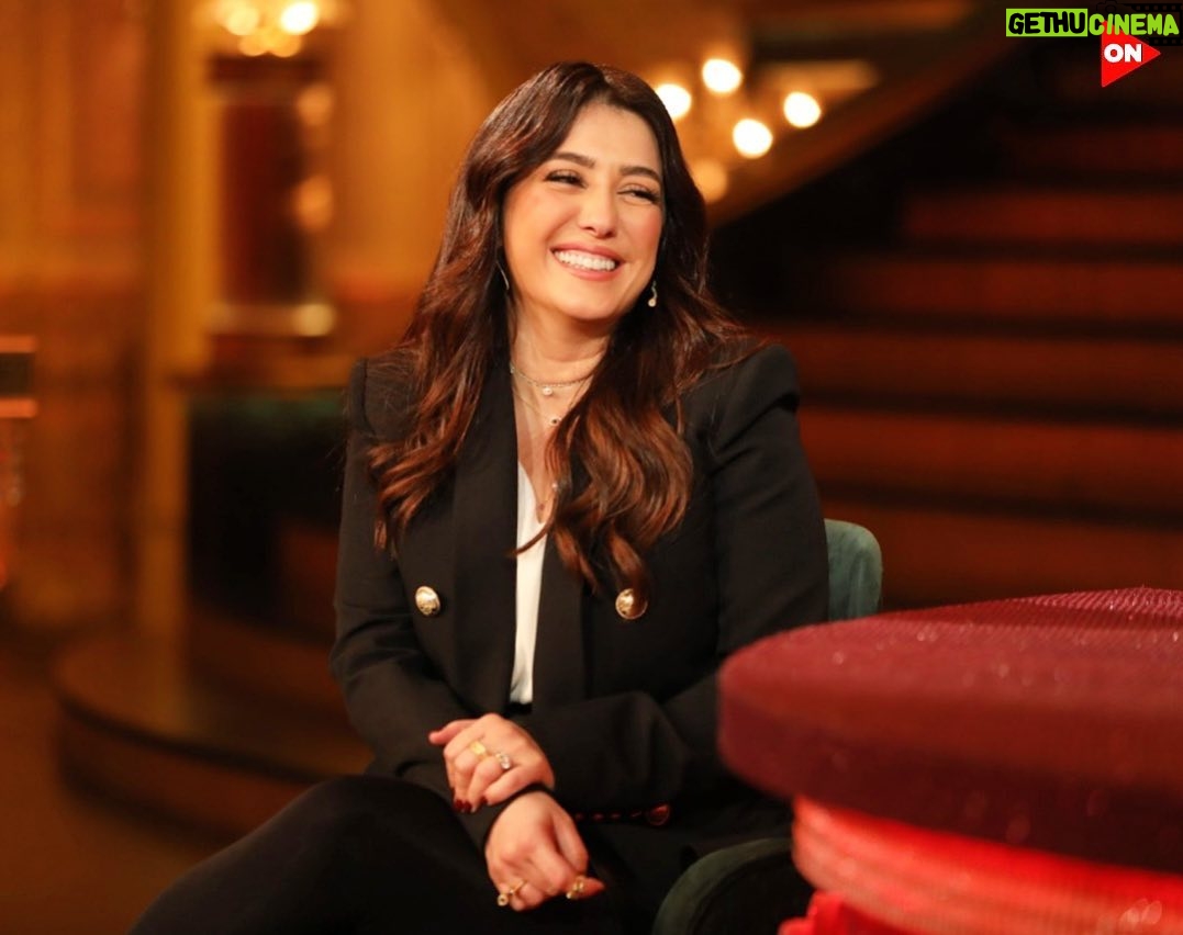 Kinda Alloush Instagram - تفتكروا مين الي مضحكني كده ؟؟ #استنوني_بكرة على @ontv بس مع مين ؟؟