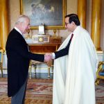 King Charles III of the United Kingdom Instagram – 🇩🇿🇲🇷 The King received Ambassadors from Algeria and Mauritania at Buckingham Palace earlier today. 

📜 Mr. Nourredine Yazid and Mr. Samba Mamadou Ba presented their ‘letters of credence’ to His Majesty – formal letters from their Heads of State which mark the beginning of their posts in the UK.