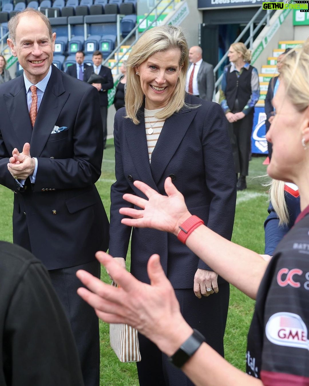 King Charles III of the United Kingdom Instagram - The Duke and Duchess of Edinburgh have visited Headingley Stadium in Leeds, to attend the Community Sport and Recreation Awards. 🏉 During the visit, Their Royal Highnesses spoke to Leeds Rhinos female players and girls, who were taking part in Rugby League drills, before joining the Awards ceremony which recognises those changing lives through grassroots sport. The Duke is President of the Sports and Recreation Alliance, a role he took over from his father The late Duke of Edinburgh, in 2009.