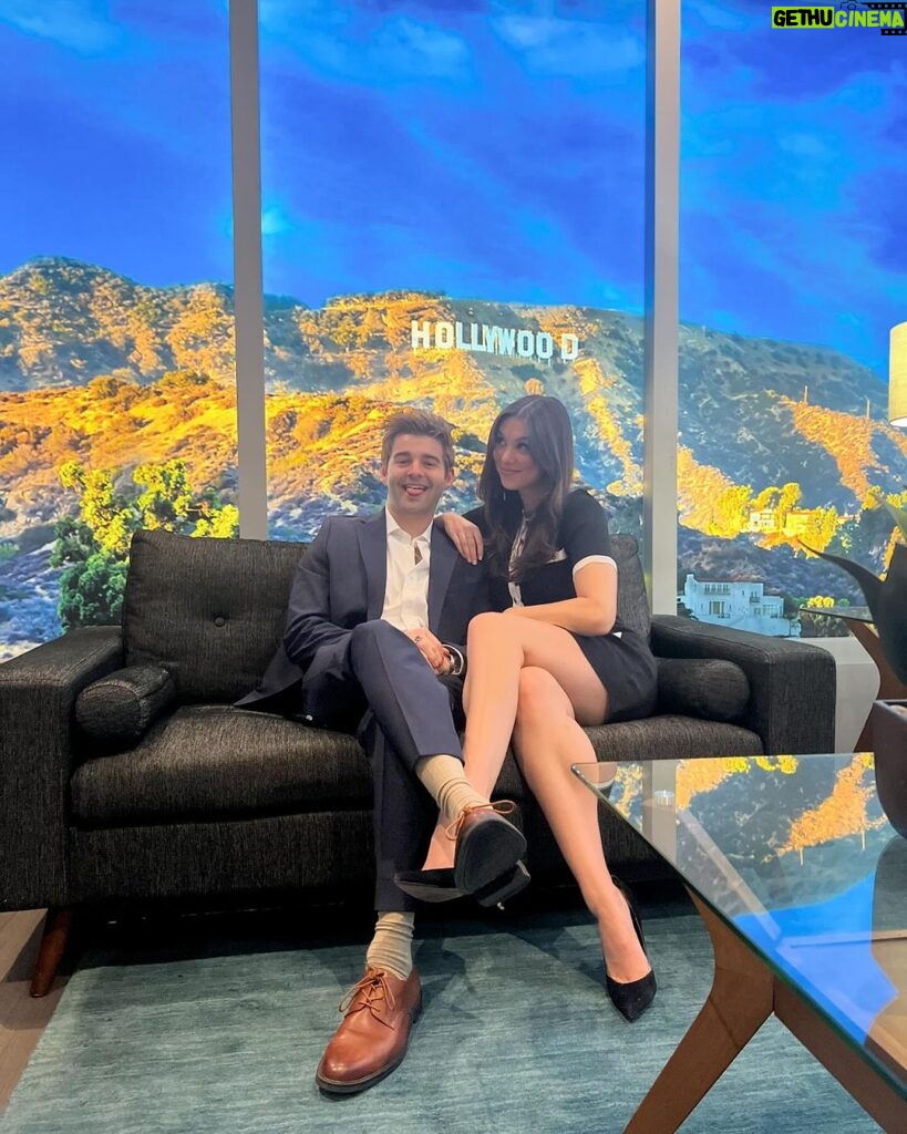 Kira Kosarin Instagram - promoting our new movie or applying to be new co-anchors? you tell me 🤷‍♀️⚡️ thanks for having us @ktla5news! @ktla_entertainment @jackgriffo
