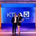 Kira Kosarin Instagram - promoting our new movie or applying to be new co-anchors? you tell me 🤷‍♀️⚡️ thanks for having us @ktla5news! @ktla_entertainment @jackgriffo