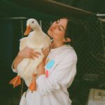 Kira Kosarin Instagram – got back in the supersuit(s), got engaged to my best friend, got to go to my first grammys, got to hold this duck. what else could you need? thanks 2023 💙⚡️💍🐤