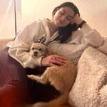 Kira Kosarin Instagram - happy chrimbo from me, the giant polar bear, airplane santa, banana, max, and ellie bellie