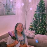 Kira Kosarin Instagram - neon workouts & making lavender bouquets for all my friends era 🌸🩰🦄🧚🏼‍♀️🪄