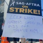 Kira Kosarin Instagram - look what happens when you piss off theater kids! #SAGAFTRAstrong #onstrike The Picket Line