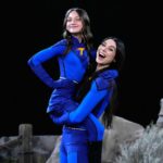 Kira Kosarin Instagram - Thundermans Return now streaming on @paramountplus 💙⚡️ 1) mountain top sisters 2) last looks 3) 🍎🌳 4) my badass stunt double 5) table read 6) casual superhero behavior 7) “remember that time” 8) big thundertwin energy 9) heading to the door to the living room set to see if for the first time on day 1. all the feels. 10) 💙⚡️ Streaming Now