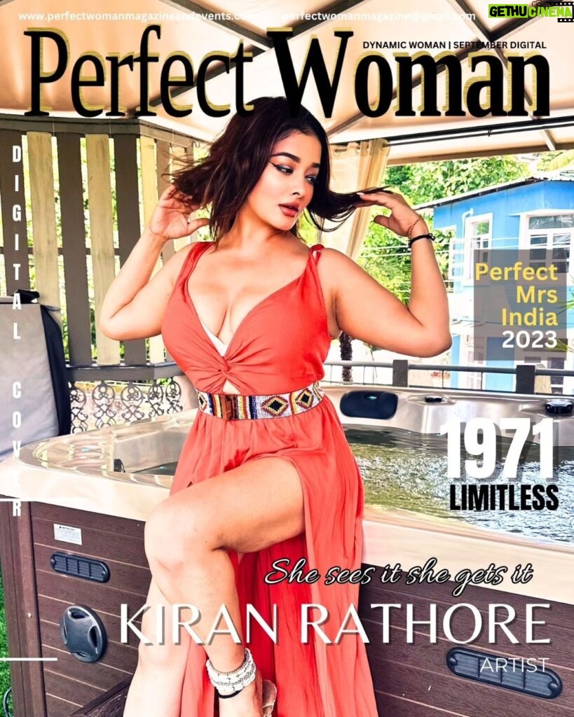 Kiran Rathod Instagram - Kiran Rathore as Digital Cover Girl, Thanksgiving @perfectwomanmagazineofficial & Team @kiran_rathore_official with a strong belief Empowering self-love and inclusive fashion: Redefining beauty, one step at a time. Publicists : @soapboxprelations 1971_limitles @perfectmrsindia Cover Designer - Chandresh Gurubhai (@chandresh.gurubhai.96 ) - Publication - @perfectwomanmagazineofficial - #editor & #publisher @dr.khooshigurubhai - #chief editor @dr.geetsthakkar - @gurubhaithakkar #md - #PerfectWomanTeam - #TeamPerfectWoman #perfectachieversawards #perfectachieversaward2023 #khooshiGurubhai #GurubhaiThakkar #DrGeetSThakkar #PerfectWoman #PerfectWoman since 2010 #digital #covergirl