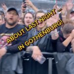 Kirk Hammett Instagram – Got lost in Gothenburg 🤘#m72gothenburg @metallica 🔥🔥🔥