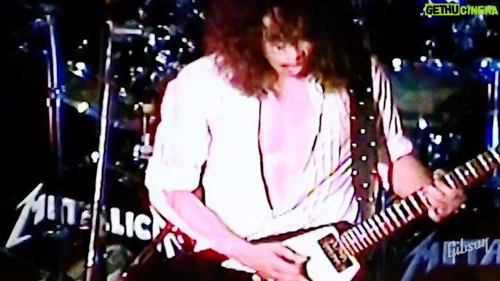 Kirk Hammett Instagram - Do you know what the albums Kill ‘Em All, Ride the Lightning, Master of Puppets, ...And Justice for All, and The Black Album all have in common? In addition to being among the greatest albums in metal, ALL of these albums featured Kirk Hammett‘s 1979 Gibson Flying V. This particular Flying V was Kirk’s first Gibson, and he still plays it to this day. The Gibson Custom Shop is excited to announce that we have partnered with Kirk to recreate one of the most important heavy metal guitars of all time, his 1979 Flying V. Head to the Gibson.com now! Only 200 of these special guitars were hand-made by the expert luthiers of the Gibson Custom Shop in Nashville, Tennessee, and artfully aged to match the original by the Murphy Lab. The included Certificate of Authenticity photo is signed by @KirkHammett himself. #gibson #gibsoncustom #kirkhammett #1979flyingv Kirk Hammett Photo Credits: Brian Lew, Gene Ambo, Frank White and Kevin Hodapp Pyrotechnics Provided By J.E.M. F/X