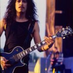 Kirk Hammett Instagram - This black 1989 Les Paul Custom is actually the first Les Paul I ever played live on stage and on tour. I got it when we were on the And Justice For All tour, specifically for “Fade To Black” because I really wanted that big, fat, creamy Les Paul sound for the intro. I loved how fast the neck was and after my tech modified a bunch of the hardware, making it “none more black”, it ended up being a great live metal guitar. It’s a very dependable and reliable guitar, and I used it for decades.  I hope you all will enjoy it as much as I did! Photo📸by @rosshalfin Now, the Gibson Custom Shop has meticulously recreated the the Kirk Hammett 1989 Les Paul Custom.   To learn more about this versatile guitar head over to @gibsoncustom and click the link in their bio.   #gibson #gibsoncustom #kirkhammett #lespaulcustom