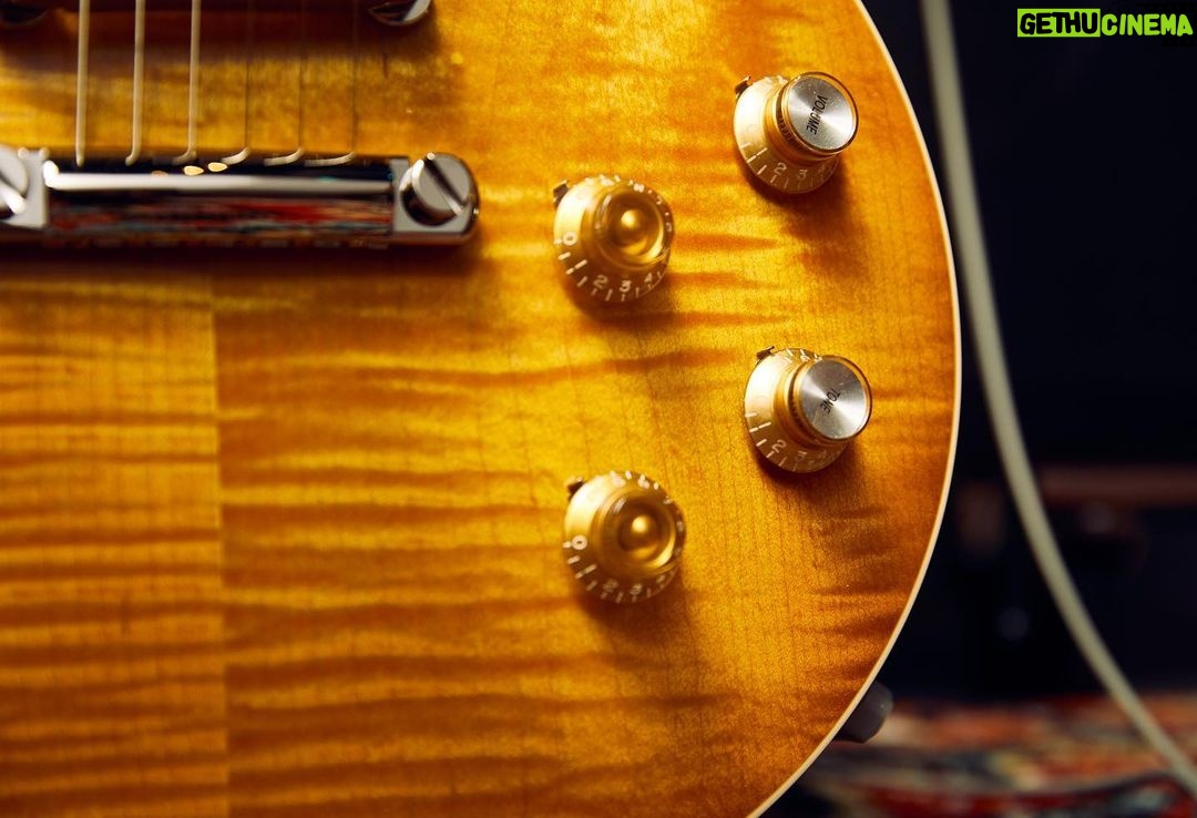 Kirk Hammett Instagram - NOW available as a core model through the Gibson craftory in Nashville, the @kirkhammett “Greeny” Les Paul Standard. Get yours now at the #linkinbio or Gibson.com! “To be able to share some of that mojo which ‘Greeny’ has means a lot to me. It’s exciting to know that anyone can experience some of that ‘Greeny’ magic. I truly think these models are just as inspiring as the original and hope you do too!” – Kirk Hammett A 1959 Les Paul Standard is one of the most coveted and valuable guitars ever, but one particular example, “Greeny,” is famous for both its incredible story and its iconic sound. Originally owned by Peter Green, Greeny was used throughout his time with Fleetwood Mac and started as a bright cherry red sunburst, but after countless shows, it faded to a pale-yellow color. Greeny’s distinctive sound is partially from the out-of-phase middle switch position due to the neck pickup’s reversed magnetic polarity. In the 1970s, Peter sold Greeny to Gary Moore, who used it for three decades with Thin Lizzy and as a solo artist, even recording an album titled “Blues for Greeny.” After years together, Greeny was sold and temporarily retired, left waiting for a chance to return to the stage. Now owned by Kirk Hammett, Greeny has officially passed through the hands of three legendary guitarists. Now you can add your own chapter to the legend of Greeny. #gibson #kirkhammett #greeny #lespaul