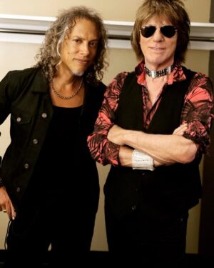 Kirk Hammett Instagram - Thank you Jeff for everything you have given us , you were so immensely generous with your talent ,  and your inspiration and spirit will stay in my heart forever 
Till we meet again - Rest in Peace ! 🖤🙌 @jeffbeckofficial