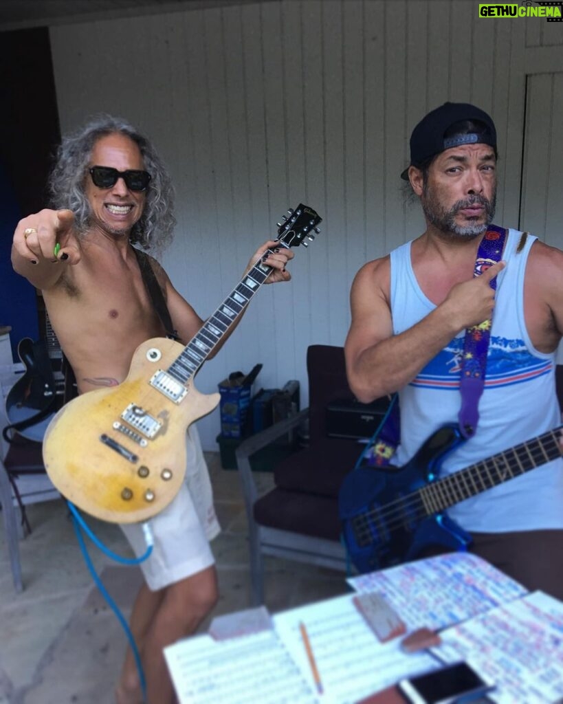 Kirk Hammett Instagram - Happy Bday Bae !!! 🎸 🎂 @robtrujillo