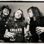 Kirk Hammett Instagram - Happy Birthday Lars !! Love you bro, here’s to so many more ! Looking forward to making a lotta noise in the New Year !!! Xoxox ( b&w photo📸by @rosshalfin color photo📸by @photosbyjeffyeager ) ⚡️🤟⚡️