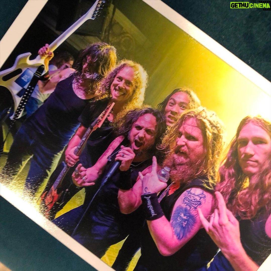 Kirk Hammett Instagram - #fearfestflashback #tbt photo by @raymond_ahner #deathangel @bonsloth 🤘