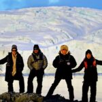 Kirk Hammett Instagram - #tbt !!! 🧊 🎸 🧊 Super cool (😆) ❄️photos by @rosshalfin #metinantarctica