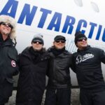 Kirk Hammett Instagram - #tbt !!! 🧊 🎸 🧊 Super cool (😆) ❄️photos by @rosshalfin #metinantarctica